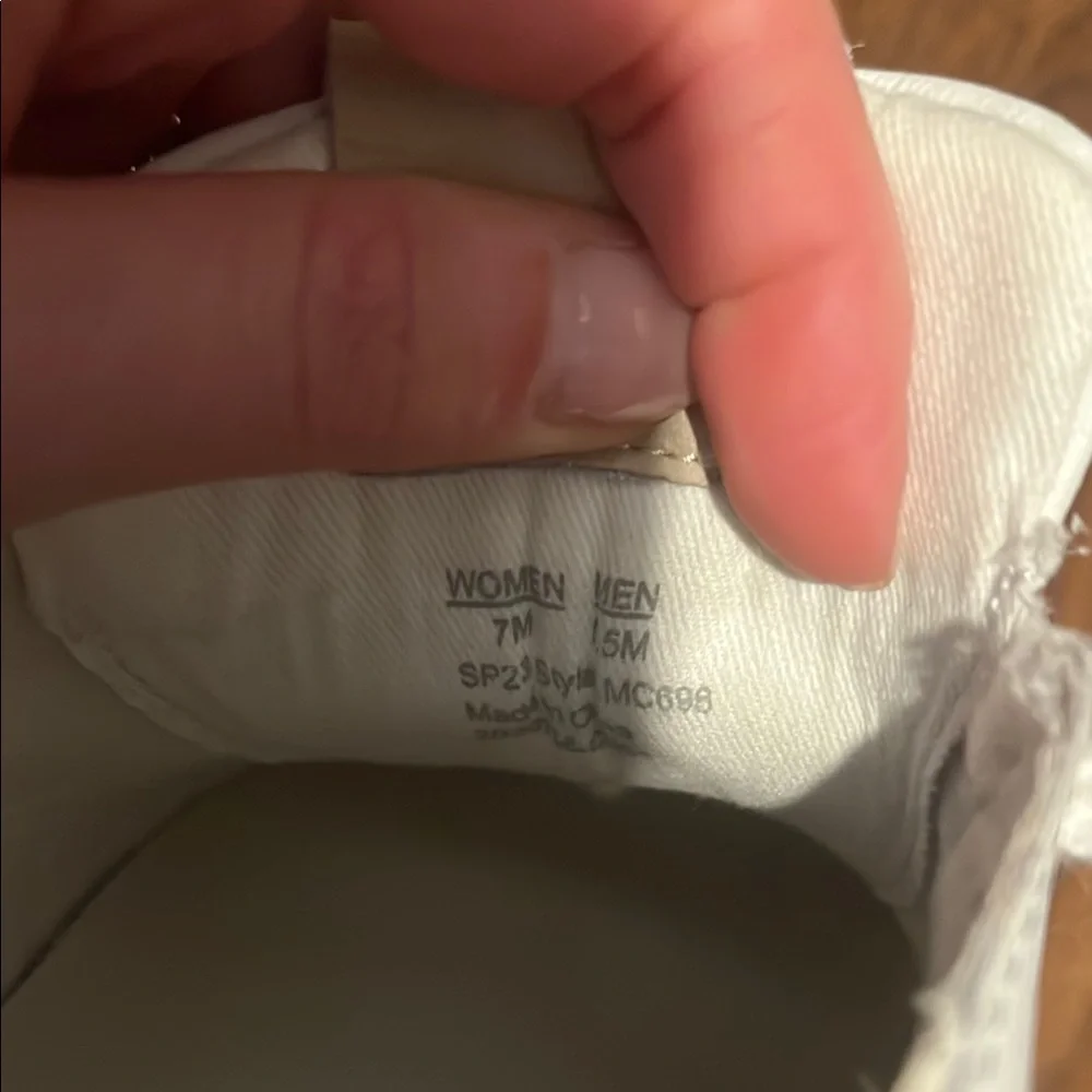 Madewell MWL White Leather Sneakers - Picture 9 of 11